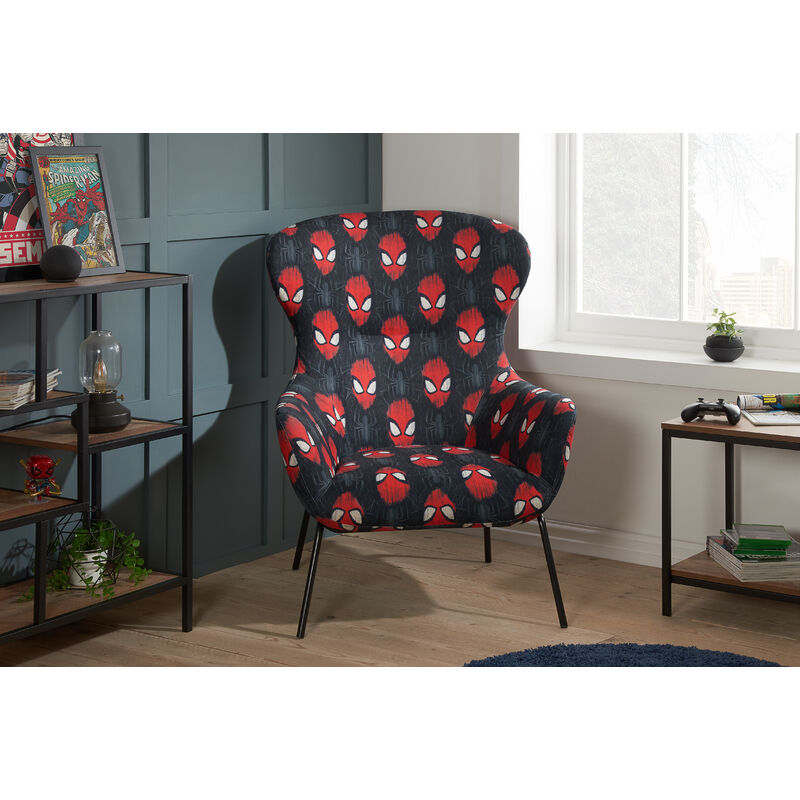 Disney Spider-man Occasional Chair - Black & Red