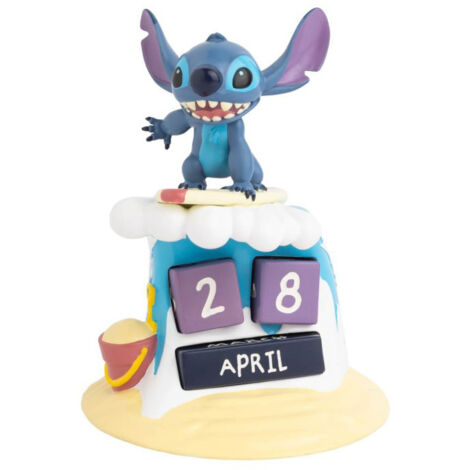 Disney Stitch - Calendario perpetuo 3D della collezione Surfer