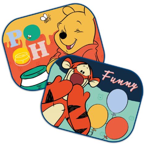 Disney Winnie the Pooh Sonnenschutz, einfache Installation mit Saugnapf für Kinder