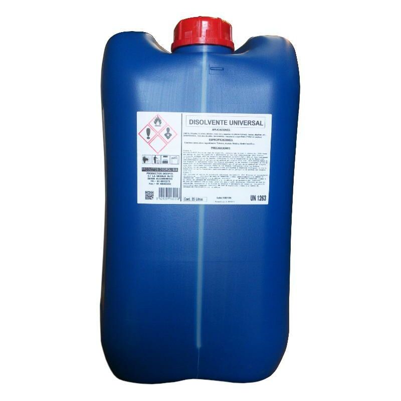 

disopolsa disolvente universal nitro 25 litros plastico dduni25p - Mibricotienda