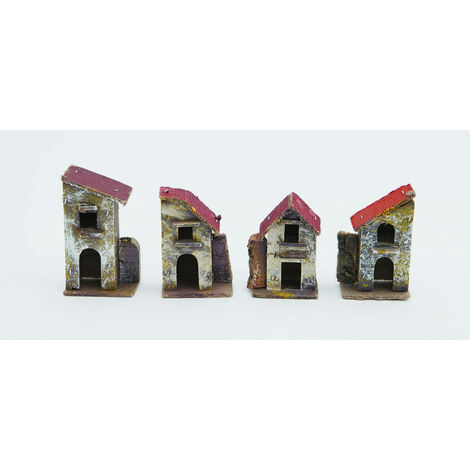 Disp.Casolare Singolo Cm.5X3,5X10,5H 2 Modelli Assortitoi decorazione di Natale