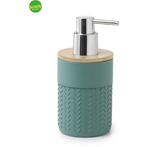 DISPENCER THEA D.9XH15CM BAMBU / VERDE.