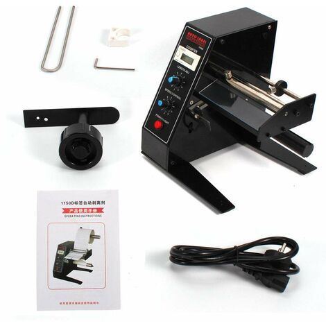 Dispensador automático de etiquetas, etiquetadora rectangular Etiquetadora automática Control numérico