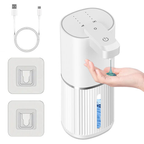 Dispensador automático de jabón con sensor, generador eléctrico de espuma, dispensador inteligente de desinfectante de manos, dispensador de jabón, máquina de espuma, modelo de espuma negra.