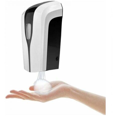 Dispensador automático de jabón de 1000 ml, pulverizador de niebla sin contacto para desinfección por inducción, dispensador automático para uso en hogares privados y lugares públicos.