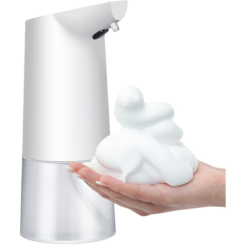 

Dispensador automatico de jabon en espuma con sensor, 350 ml, blanco