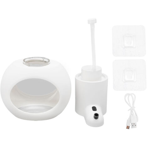 Dispensador automático de jabón en espuma sin contacto – 420 ml, 4 niveles de dosificación, a prueba de fugas, recargable por USB-C, para baño y cocina.