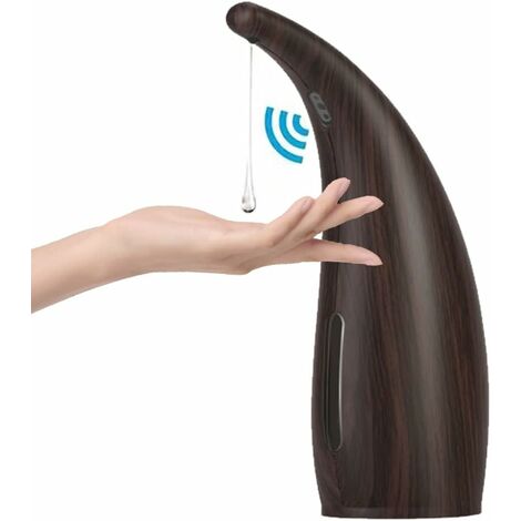 Dispensador Automático De Jabón MINKUROW Lavadora Infrarroja De Imitación Madera