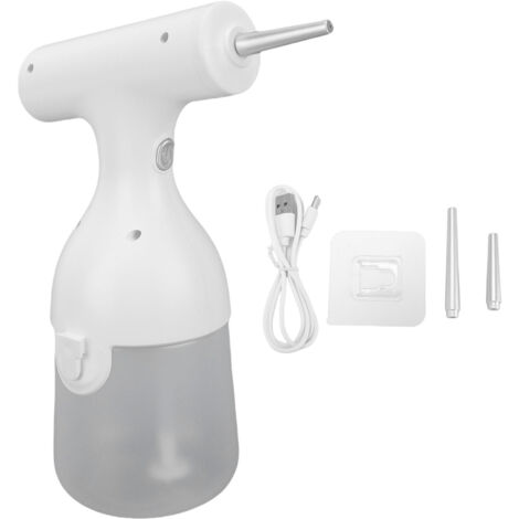 Dispensador automático recargable de champú en espuma, capacidad de 450 ml, ABS, 343 g, 8,5 x 21,5 cm, para baño y cocina.