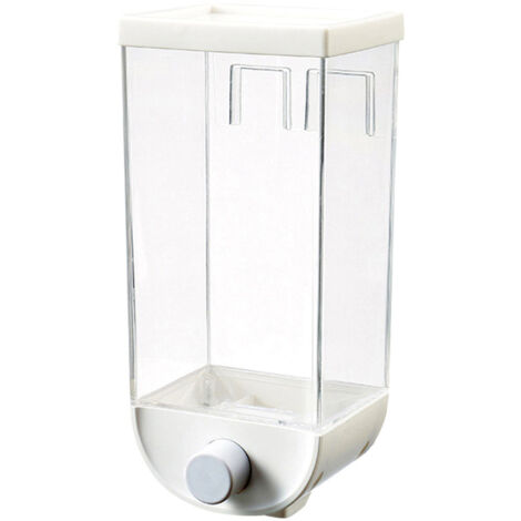 Dispensador cereales 1500ml montaje pared sin clavos – Para arroz, pasta, frutos secos