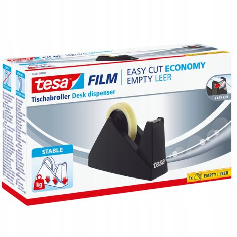 Dispensador cinta hasta 25mm y 66mt escr/ofi economy tesatap
