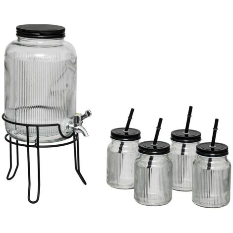 Dispensador de 4L y 4 tazas de 45CL - Sg secret de gourmet