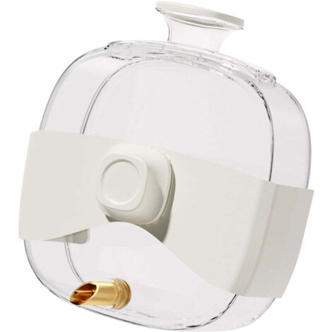 Dispensador de agua para jaula de pájaros, 450 ml/15 oz, botella transparente a prueba de fugas, fácil de instalar y mantener.