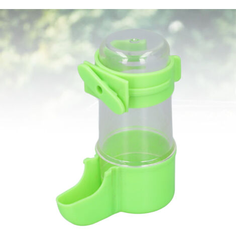 [Dispensador de agua para jaulas de pájaros] [6 unidades] Dispensador de agua profesional y automático de 100 ml con protección contra desbordamiento para loros, periquitos, cacatúas y agapornis.