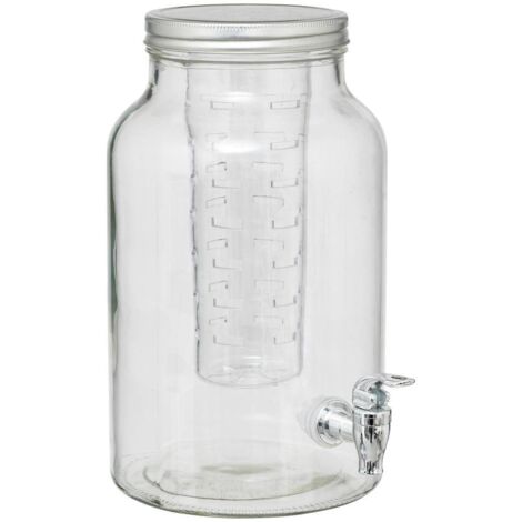 Dispensador de bebidas de vidrio transparente Fuzy 6L - Sg secret de gourmet