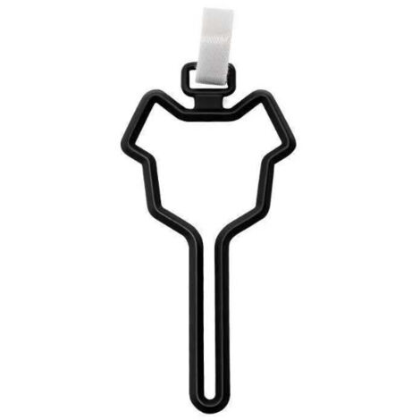 Dispensador de bolsas para excrementos de perro, dispensador premium de bolsas para excrementos de perro, accesorios para pasear, correr y montar en bicicleta (negro)