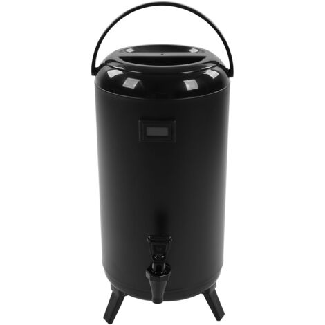 Dispensador de café aislado de acero inoxidable de 12 L con medidor de temperatura