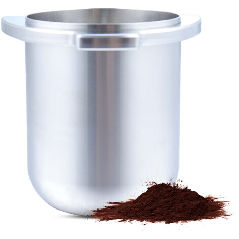 Dispensador de café de 54 mm con boquilla y doble asa para colgar, acero inoxidable 304, apto para la serie Breville 8.