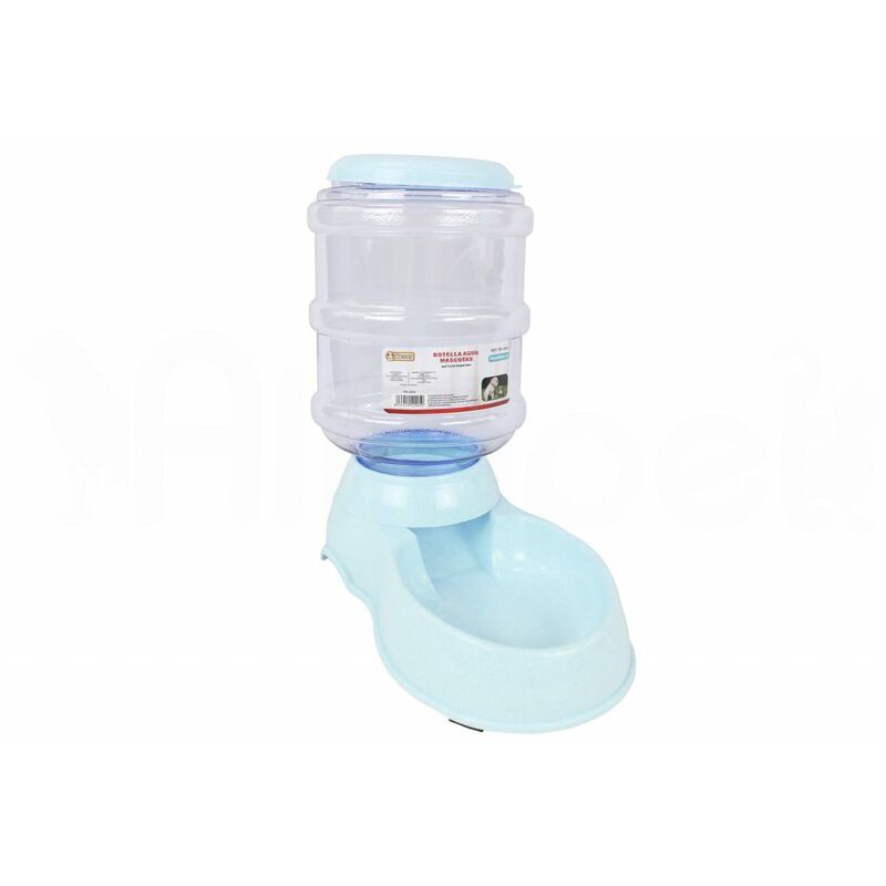 

Dispensador de Comida para Perro y Gato, Color Azul, 3.5 L