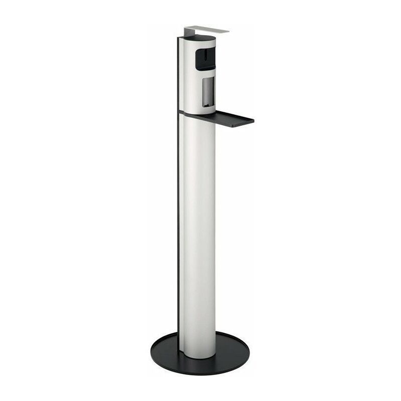

Dispensador de desinfectante PLAN con ventana anodizado plateado / negro KEUCO