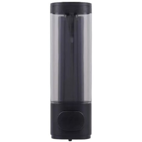 Dispensador de gel desinfectante para manos de acero inoxidable para montaje en pared, soporte metálico de gran capacidad (500 ml), diseño resistente a la corrosión, apto para uso comercial y doméstic