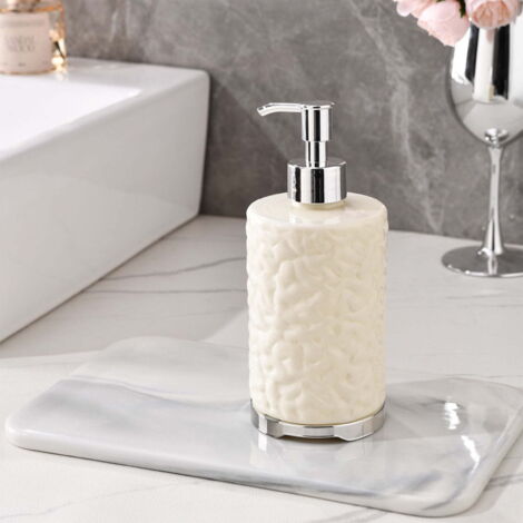 Dispensador de gel desinfectante para manos, dispensador de jabón líquido creativo, diseño decorativo, botella de plástico con bomba para gel desinfectante, dispensador de desinfectante recargable, ap