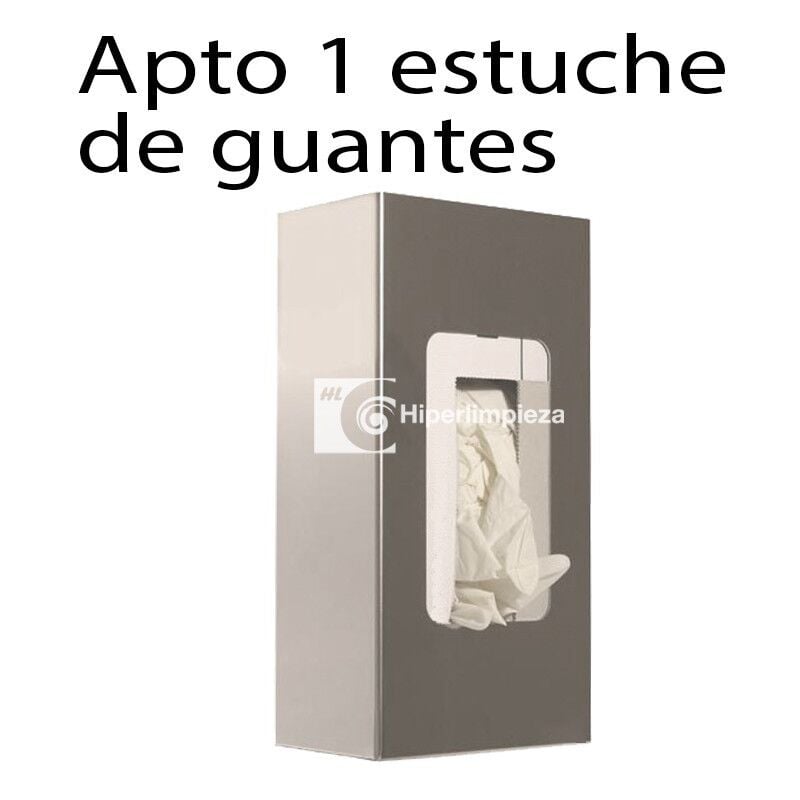 

Dispensador de guantes simple acero inox 1 caja