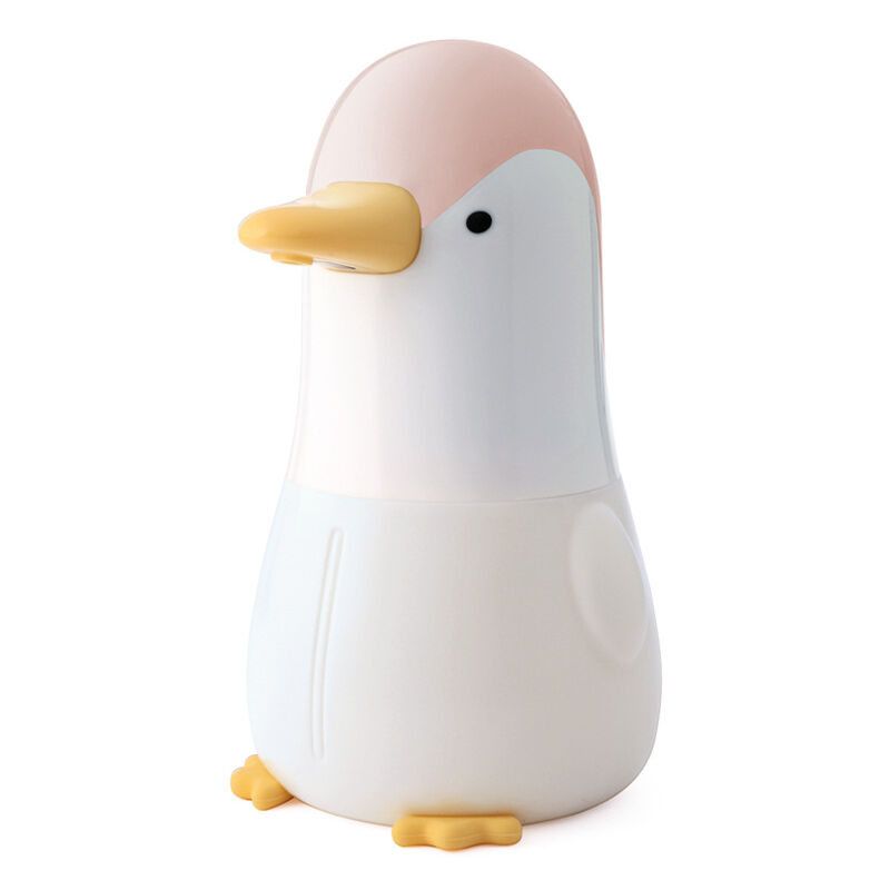 

Dispensador de jabón automático de 400 ml, accesorios de baño de pingüino lindo para niños, desinfectante de manos de lavado por inducción