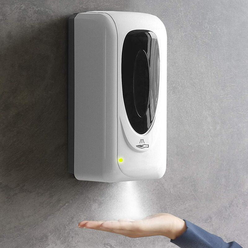 

Dispensador de jabón automático, dispensador de jabón de pared sin contacto, con sensor de infrarrojos, apto para dispensadores de jabón en baños,