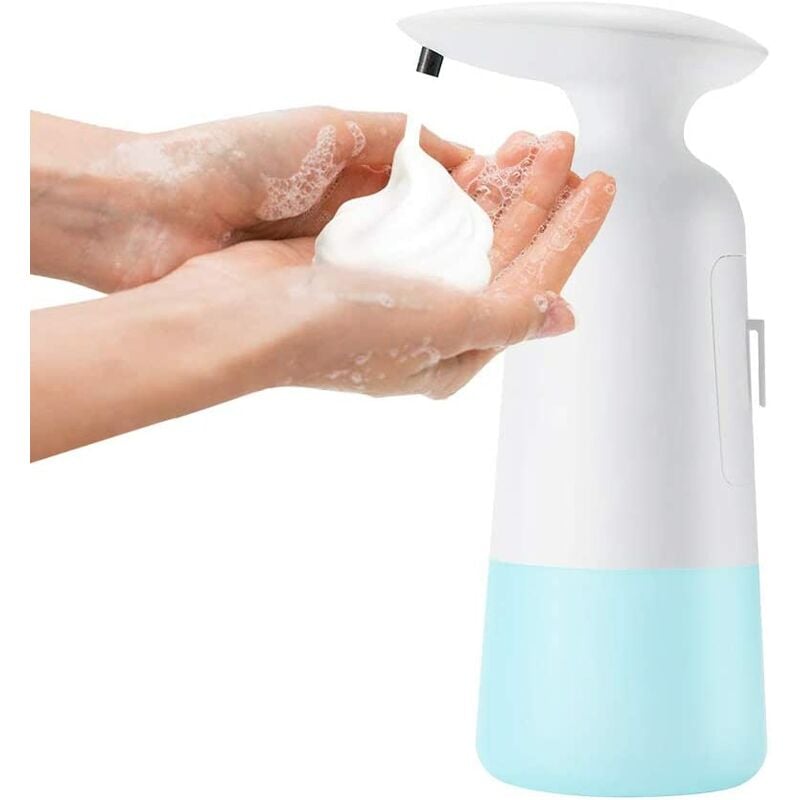 

Dispensador de jabón automático, No Touch Dispensador de jabón automático para montaje en pared 350 ML Volumen de espuma ajustable IPX4 sin contacto