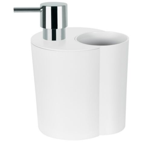 Dispensador de Jabón ABS SUN & MOON Blanco Spirella