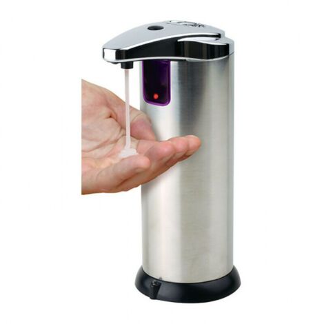 Dispensador de jabón automático - Aplica el jabón sin tocarlo - Práctico y económico - Para jabón, gel o alcohol desinfectante