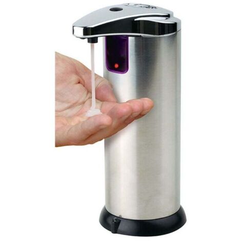 Dispensador de jabón automático Aplica jabón sin contacto Cómodo y económico Diseño elegante Para jabón, gel o alcohol desinfectante