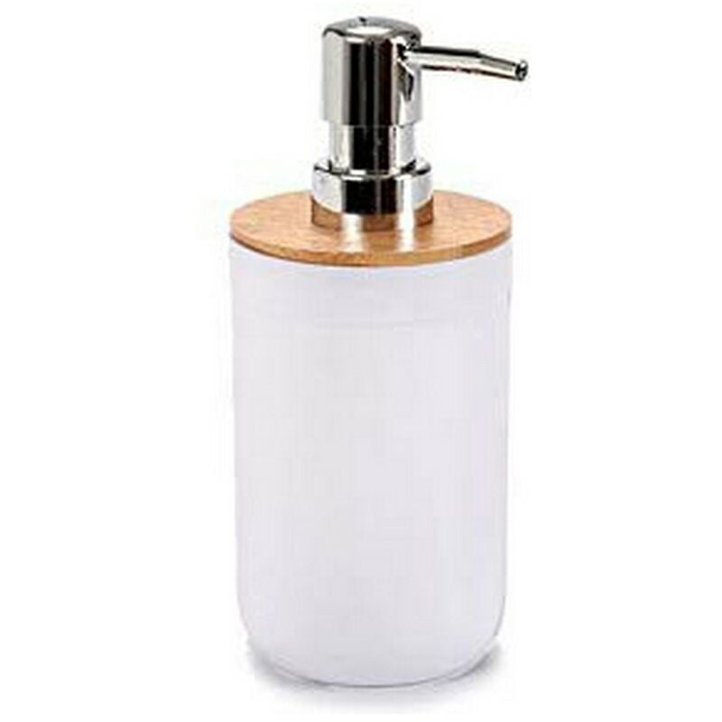 

Dispensador de Jabón Blanco Bambú Polipropileno (8 x 17 x 8 cm) (350 ml)