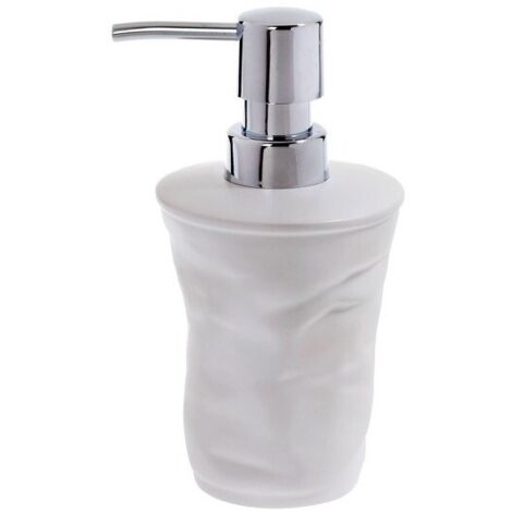 Dispensador de Jabón Cerámica CRACK Blanco Spirella