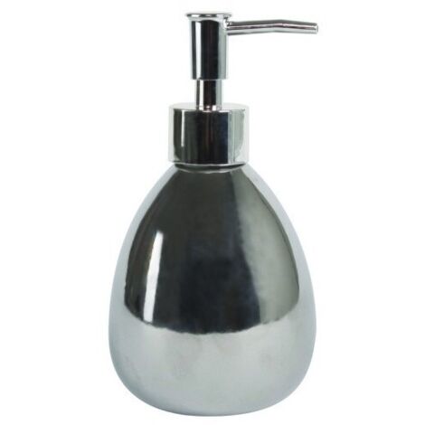 Dispensador de jabón Cerámica DAKHLA Plata MSV
