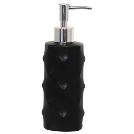 Dispensador de Jabón Cerámica KITEE Negro MSV