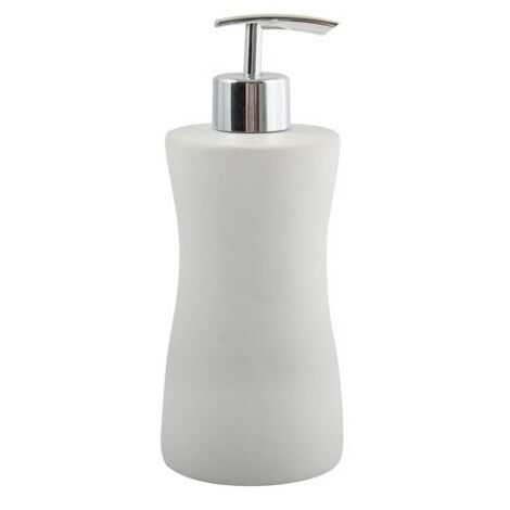 Dispensador de Jabón Cerámica PALMA Blanco MSV