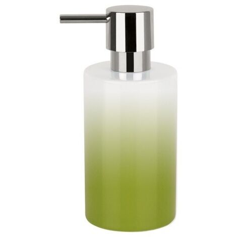 Dispensador de jabón Cerámica TUBE GRADIENT Verde Spirella