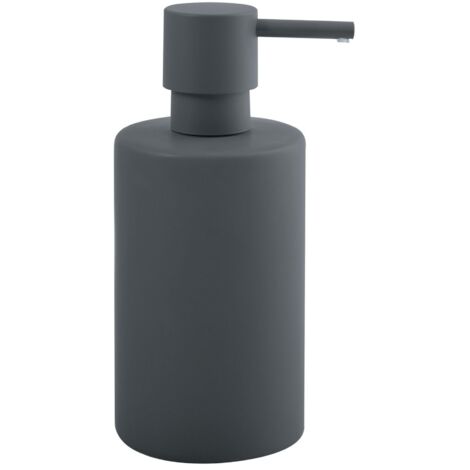 Dispensador de jabón Cerámica TUBE-matT Gris mate Spirella
