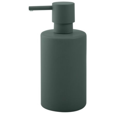 Dispensador de Jabón Cerámica TUBE-MATT Verde Oscuro Mate Spirella