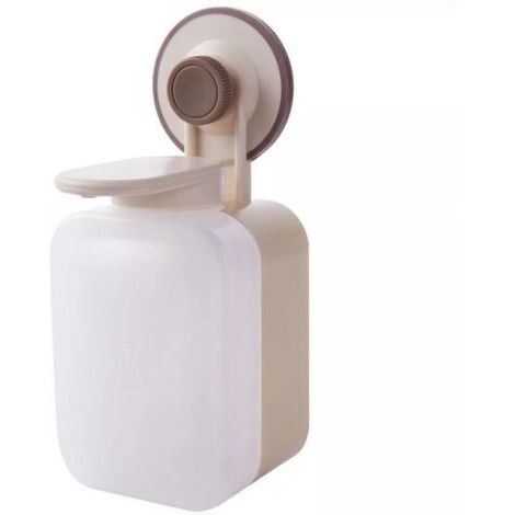 Dispensador de jabón con ventosa, dispensador de jabón montado en la pared, soporte para jabón con ventosa para hogares, hoteles, restaurantes, fregadero, baño