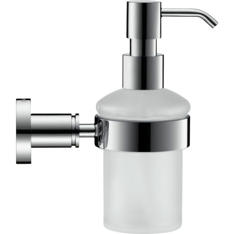 Dispensador de jabón D-CODE vidrio cromado mate DURAVIT