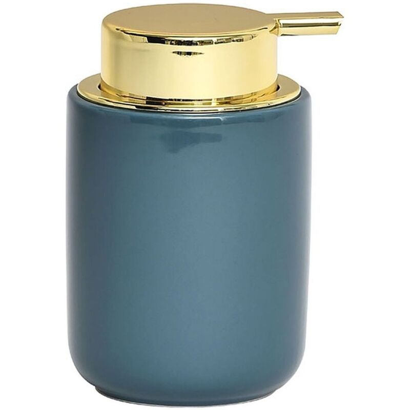 

Dispensador de jabón de 235ml redondo hecho en dolomite azul