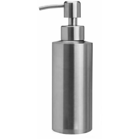 Dispensador de jabón de acero inoxidable Bomba de loción de baño Portabotellas 250-350-550ml