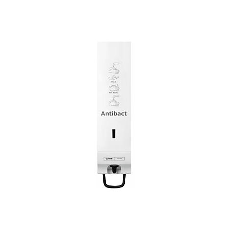 Dispensador de jabón de espuma blanco Paradise Antibact Slim CWS