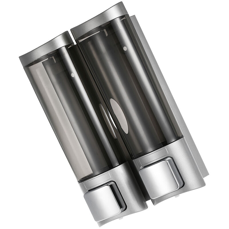 

Dispensador de jabon de manos manual montaje en pared,Plata - Chuangdian
