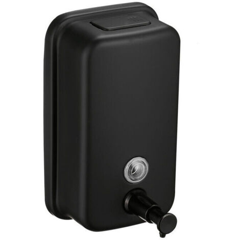 Dispensador de jabón de pared Jalleria de 1000 ml, de acero inoxidable, para baño o cocina, manual, fijo.