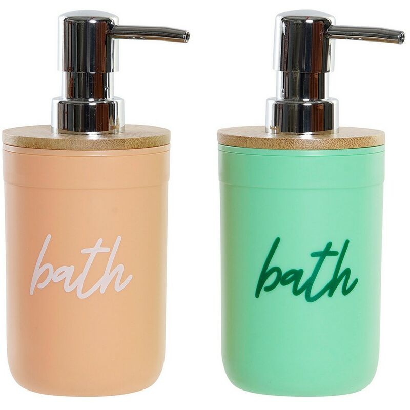 

Dispensador de Jabón DKD Home Decor Bath Bambú Polipropileno (PP) (2 pcs)