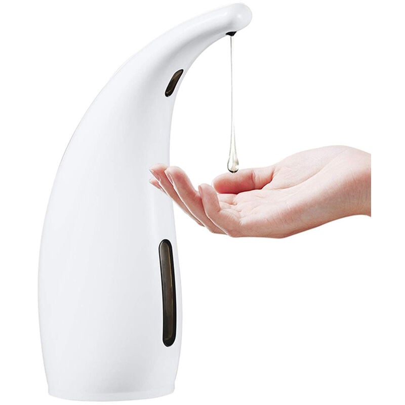 

Happyshop - Dispensador de jabon goteo tiene sensor de infrarrojos automatico (sin bateria) blanco